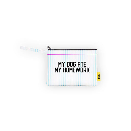 "MY DOG ATE MY HOMEWORK" MONEY BAGS (LIMITED UNITS)