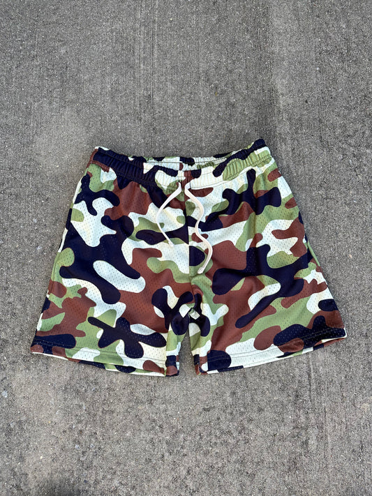 "DEDICATED" CAMO MESH SHORTS *LIMITED EDITION*